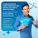 POOOF! Dissolving Teeth Whitening Strips by Dr. Bill Dorfman | 12% Hydrogen Peroxide | No-Slip Melt-Away Advanced Seal | Fast Stain Removal | Enamel & Sensitive Safe | 20 Ct (10-Day) | Polar Mint by CozyNest Decor