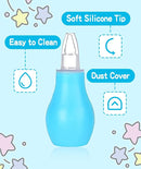 Baby Grooming and Healthcare Kit, Portable Baby Safety Care Set with Hair Brush Comb Nail Clipper Nasal Aspirator for Nursery Newborn Infant Girl Boy (31 in 1, Blue) by TinyTreasures Baby Boutique