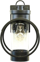 Muskoka Lifestyle Products Black Outdoor Weatherproof Wall Sconce Light Fixture, Rustic Porch Light, Entryway Light, Outdoor Wall Sconce Lantern by CozyNest Decor
