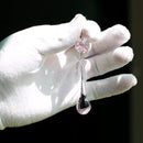 12pcs Raindrop Crystal Chandelier Prisms Parts, 53mm Hanging Crystals Beads for Chandeliers, Home Decoration (Pink) by GreenHaven Gardens