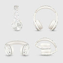 LilGadgets Connect+ Wired Kids Headphones for School with Microphone, Noise & Volume Reducing Over-Ear Headset with Cord, SharePort Technology & SoftTouch Padding, Magical Unicorns Headphones for Kids by TinyTreasures Baby Boutique