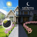 Solar Lantern Top LED Panel Lantern Lid Lights Replacement Part for Outdoor Flower DIY Solar Flower Lights Garden Patio Decor (4PCS) by CozyNest Decor