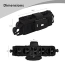 TOPDesign Universal Baby Stroller Organizer, Double Stroller Caddy with Detachable Mesh Bag & Heightened Insulated Cup Holders & Non-Slip Secure Hooks Accessories, Fits Most Strollers (Black) by TinyTreasures Baby Boutique
