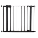 Safety 1st Easy Install Baby Gate for Doorways, Auto-Close Pressure-Mounted Magnetic Latch, Indoor Dog Gates, No Drilling, Fits 29"-38", Black by TinyTreasures Baby Boutique