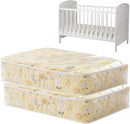 Klmnop 2 Pack Crib Mattress Storage Bag with Zipper, Clear Plastic Waterproof Crib Mattress Bag for Moving and Storage(53.15 x 28.35 x 7.09 Inch) by TinyTreasures Baby Boutique
