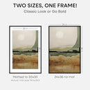 Homeforia 24x36 Black Wood Frame, High End Oak 24x36 Large Wooden Poster Frames with Mat 20x30 inch Photo, 24 x 36 Picture Frame Matted to 20 x 30, 36x24 Thin Frame, Tempered Glass, Wall Kit, Set of 1 by CozyNest Decor
