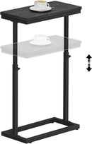 TUTOTAK End Table, Side Table, Tall Couch Table, Sofa Table, Living Room, Bedroom, Black TB01BK083 by CozyNest Decor