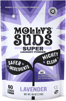 Molly's Suds Super Powder Detergent | Extra Strength Laundry Soap, Stain Fighting | Sensitive Skin | Simple, Effective Ingredients | 60 Loads - Lavender by CozyNest Decor
