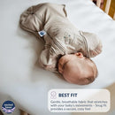 Nested Bean Air 6-in-1 Adaptable Baby Sleep Sack - Unweighted - Comfort & Safety for Natural Sleep, Preferred Arm Position Reduces Startle Reflex, Better for Baby, NB (7-13lbs) Sage by TinyTreasures Baby Boutique