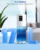 17L/4.5Gal Ultra Large Humidifiers for Bedroom 2000 sq ft, Quiet Humidifiers for Large Room, Tower Humidifier with 4 Mist Mode & Extension Tube for Home School Office Commercial Greenhouse Plants by TinyTreasures Baby Boutique