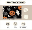 XCHI Boo Spooky Ghost Pumpkin Halloween Placemats Set of 4 Table Mats Table Decorations 12x18 Inch by CozyNest Decor