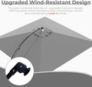 Grand patio 10x10 FT Patio Cantilever Umbrella with Base Outdoor Large Square Tilting Offset Umbrellas for Deck Backyard (Gray, 10x10 FT) by GreenHaven Gardens