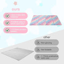 MeMoreCool Kids Floor Futon Mattress Large 6x4 FT, Thicken Foam Tatami Mattress for Children Play Area, Foldable Sleeping Pad Crawling Tatami Mat for Playroom, Rainbow Unicorn by TinyTreasures Baby Boutique