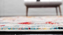 Unique Loom Rosso Collection Vintage, Geometric, Bohemian, Traditional, Distressed, Southwestern Area Rug, 2' 0" x 6' 0", Multi/Ivory by CozyNest Decor