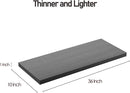 Wall Shelf Set of 2,Dark Wood Floating Shelves 36 in W x 10 in D x 1 in H, Wooden Floating Wall Shelf with Invisible Brackets for Living Room/Bedroom/Bathroom/Kitchen Storage and Decor by CozyNest Decor
