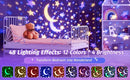 One Fire Star Projector Night Light for Kids Room, Bluetooth Speaker+Remote, 48 Lighting Cool Star Light Projector, Kids Room Decor, Christmas Gifts by TinyTreasures Baby Boutique