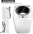 Giantex Portable Washing Machine, Full Automatic Washer and Dryer Combo, with Built-in Pump Drain 8 LBS Capacity Compact Laundry Washer Spin Dryer for Apartment RV Dorm by CozyNest Decor