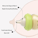 YOHKOH PPSU Baby Bottle Wide Neck, Newborn Anti-Colic Baby Bottle with Natural Response Nipple, Streamlined Body, Easy to Clean (8.8oz (Pack of 2), Green) by TinyTreasures Baby Boutique