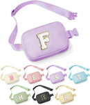 YOOLIFE Birthday Gifts for 4 5 6 7 8 9 10 11 12 13 14 Year Old Girls - Initial Fanny Pack Belt Bag Purse for Girls Teens Daughter Sister Niece, Personalized Trendy Stuff for Teen Girl Kids | Purple F by TinyTreasures Baby Boutique