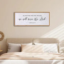 As for Me and My House We Will Serve the Lord Wall Decor - 40" x 15" Large Rustic Family Living Room Wood Framed Home Sign Joshua 24 15 Christian Bible Verse Plaque Hanging Wall Art(Wood) by CozyNest Decor