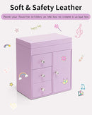 Vlando Musical Jewelry Box for Girls, Large Kid Music Box with Ballerina for Birthday Bedroom Decor, 4 Layer Girl Jewelry Gifts for Girls Kids - Purple by TinyTreasures Baby Boutique