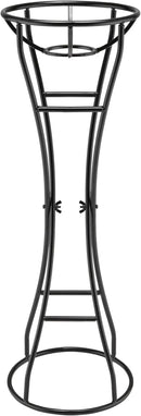 Alpine Corporation 24" Tall Indoor/Outdoor Metal Gazing Globe Display Stand, Black by GreenHaven Gardens