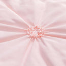 PINNKKU 3-Piece Crib Bedding Set for Boy Girls, Includes Skirt, Blanket and Sheet, Baby Bedding, Pintuck Pinch Pleat Pink by TinyTreasures Baby Boutique