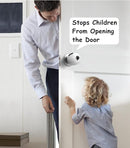 Baby Safety Door Knob Covers 6 Pack Baby Safety Door Handle Protector Child Proof Door Knobs Door Safety for Kids Universal Fit Easy Grip Lockable Design One Hand Operation for Parents No Tools Needed by TinyTreasures Baby Boutique