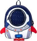 JiePai Toddler Rocket Backpack Leash Anti-lost Waterproof 3D Cartoon Kids Backpack by TinyTreasures Baby Boutique