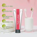 Original Herbal Toothpaste - Travel Size 0.88 oz, Pack of 4 - Fluoride-Free, Fresh Mint - Natural, Non GMO, Fluoride Free, Gluten Free,Oral Care, Freshens Breath by CozyNest Decor