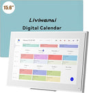 15.6-inch Wall Digital Calendar,2025 Smart WiFi Calendar & Chore Chart,Full HD Touchscreen Interactive Display for Family Schedules-Wall/Desk Mountable Planner,Meeting Reminders & Deadline Tracking by TinyTreasures Baby Boutique