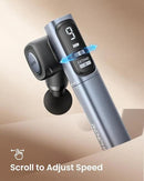 RENPHO Massage Gun with Adjustable Angles and Extension Handle, Handheld Percussion Muscle Massager Deep Tissue with Portable Carry Case for Men Women, Extend 2 by CozyNest Decor
