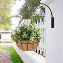 Qiang Ni Heavy-Duty Plant Hanger Outdoor: 16-Inch Hanging Plant Hooks for Outside Baskets - 2 Pieces Wall Mount Plant Bracket for Bird Feeder by GreenHaven Gardens