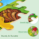 Wooden Puzzles for Kids Ages 3-5, 24 Piece Colorful Learning Toys for Toddler Children - Educational for Boys and Girls (6 Puzzles) by TinyTreasures Baby Boutique