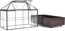 Large Tall Plant Terrarium Glass Greenhouse with Lid and Tray, Indoor Tabletop Orchid Succulent Cacti Kit 9.5'X9.8'X5.6' by GreenHaven Gardens