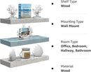 Sorbus Floating Shelves - 3 Pack 16 Inch Rustic & Blue Wall Shelves for Bedroom, Kitchen, Living Room, Bathroom Shelves, Home Decor, Office - Floating Shelf for Trophy, Books, Frames by CozyNest Decor