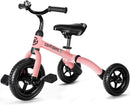Ancaixin 3 in 1 Toddler Tricycles for 2-5 Years Old Boys and Girls with Detachable Pedal and Bell, Foldable Baby Balance Bike Riding Toys for 2+ Kids, Child Birthday Christmas New Year Gift Pink by TinyTreasures Baby Boutique