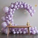 140pcs Makani Purple Round Balloons Different Sizes 18 12 10 5 Inch Latex Balloons for Arch Decoration Party Balloon Kit for Graduation Birthday Party Wedding Balloon Baby Shower Decoration by TinyTreasures Baby Boutique