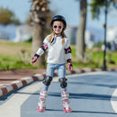 Adjustable 4 Size Kids Roller Skates With Light up Wheels for Girls Ages 5-8-12, Safe and Fun Illuminating Skates for Kids, Toddlers, Boys by TinyTreasures Baby Boutique