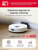 roborock Q7 L5 Robot Vacuum and Mop Combo, 8,000Pa Suction, Upgraded from Q5 Pro, Dual Anti-Tangle System, LiDAR Navigation, No-Go Zones, Self-Charging Robotic Vacuum Cleaner, White by CozyNest Decor