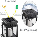 GIGALUMI Solar Lanterns Outdoor Waterproof, 4 Pack Hanging Solar Lanterns for Outside, Candle Effect Outdoor Lights for Pathway, Garden, Patio, Lawn, Porch, Gazebo, Tent, Tree, Yard(Constant Lights) by GreenHaven Gardens