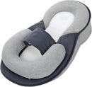 Baby Wedge Pillow for Newborn, Baby Lounger Pillow, Acid Reflux Breastfeeding Pillow for Reducing Spit-Up, with Safety Strap by TinyTreasures Baby Boutique