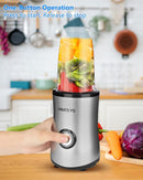 Personal Blender with Button,350W Professional Kitchen Blender for Smoothies and Shakes,Portable Smoothie Maker Mixer,Easy Cleaning&Operation,Suitable for Carrying or Storage by TinyTreasures Baby Boutique