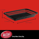 TableCraft Products C1079BK Cash and Carry Grande Basket, Large, Black (Pack of 12) by GreenHaven Gardens