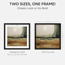 Homeforia 11x11 Black Wood Frame, High-End Oak 11 x 11 Square Picture Frames with Mat 9 by 9 inch Photo, 11by11 Wooden Frame Matted to 9x9 Art, Wall Hanging Frames, Tempered Glass, Wall Kit, Set of 1 by CozyNest Decor