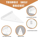 Furniture Anchors for Baby Proofing Heavy Duty Bracket Drywall Anchors Securing 1000 lbs Multiple Installation Options Keep Baby Pet Safety from Falling Furniture 4 Pack White Wall Anchors by TinyTreasures Baby Boutique