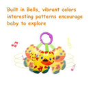 Baby Toys, Cartoon Animal Hanging Rattle Toys, Handbells Baby Rattles, Baby Bed Crib Car Seat Travel Stroller Toys for Infant, Best Birthday Gift for Newborn, 4 Pack by TinyTreasures Baby Boutique