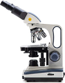 SWIFT SW350B 40X-2500X Magnification, Siedentopf Binocular Head, Research-Grade Compound Lab Microscope with Wide-Field 10X and 25X Eyepieces, Mechanical Stage, Abbe Condenser by TinyTreasures Baby Boutique