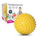 Edushape Original Sensory Ball - 7" Yellow Baby Ball Enhances Gross Motor Skills for Kids 6 Months & Up by TinyTreasures Baby Boutique