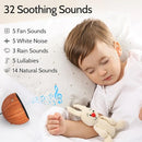 Sleep Machine White Noise Sound Machine with 32 Calming Sounds 36 Volume Levels Pink Brown Noise Machine for Baby Kid Adult with 4 Timer Noise Canceling Machine for Travel Office Privacy by TinyTreasures Baby Boutique